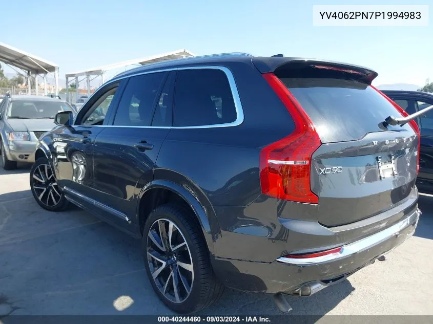 2023 Volvo Xc90 B6 Plus 7-Seater VIN: YV4062PN7P1994983 Lot: 40244460