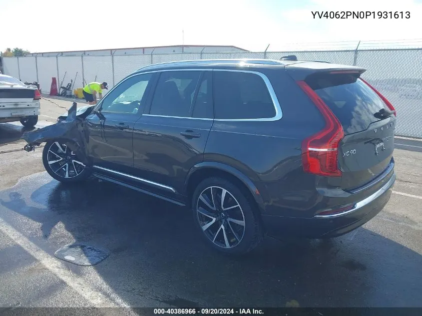 2023 Volvo Xc90 B6 Plus 7-Seater VIN: YV4062PN0P1931613 Lot: 40386966