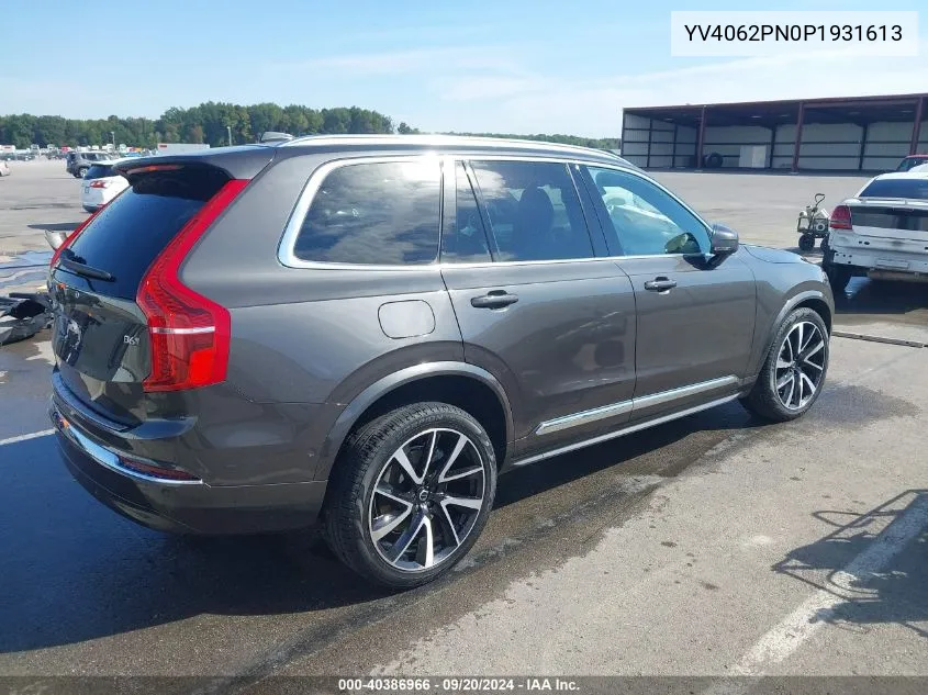 2023 Volvo Xc90 B6 Plus 7-Seater VIN: YV4062PN0P1931613 Lot: 40386966