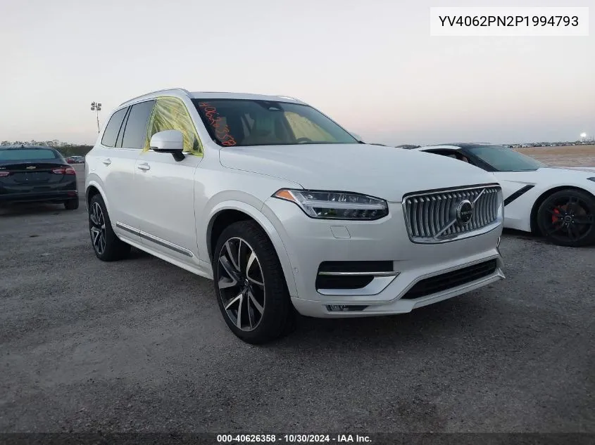 2023 Volvo Xc90 B6 Plus 7-Seater VIN: YV4062PN2P1994793 Lot: 40626358