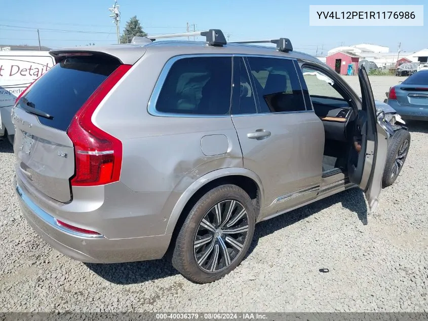 2024 Volvo Xc90 B5 Plus Bright Theme VIN: YV4L12PE1R1176986 Lot: 40036379