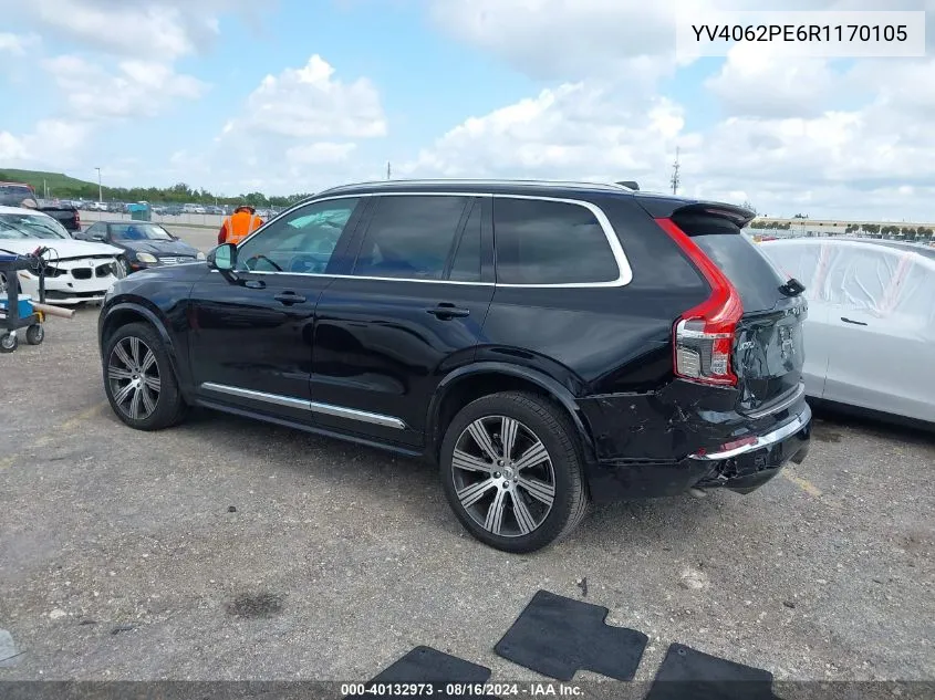 2024 Volvo Xc90 B6 Plus Bright Theme 7-Seater VIN: YV4062PE6R1170105 Lot: 40132973