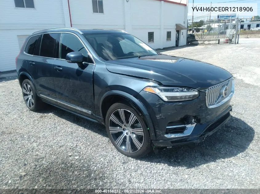 YV4H60CE0R1218906 2024 Volvo Xc90 Recharge Plug-In Hybrid T8 Plus Bright Theme 7-Seater