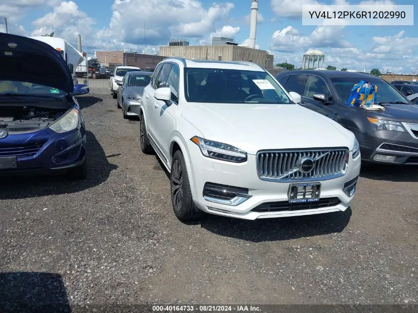 2024 Volvo Xc90 Core VIN: YV4L12PK6R1202990 Lot: 40164733