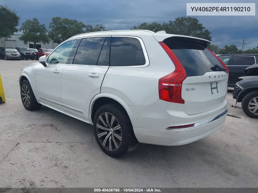 YV4062PE4R1190210 2024 Volvo Xc90 B6 Plus Bright Theme 7-Seater