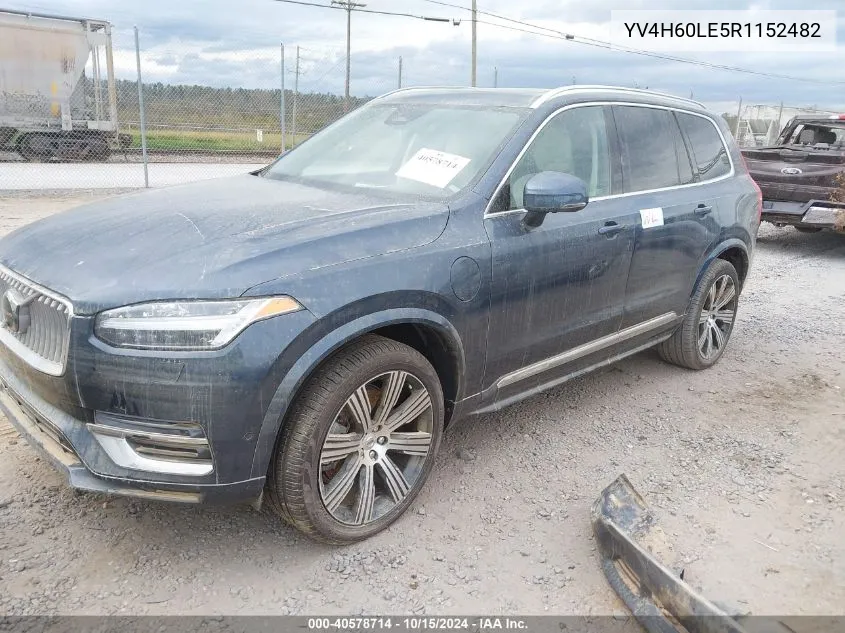 YV4H60LE5R1152482 2024 Volvo Xc90 Recharge Plug-In Hybrid T8 Plus 6-Seater