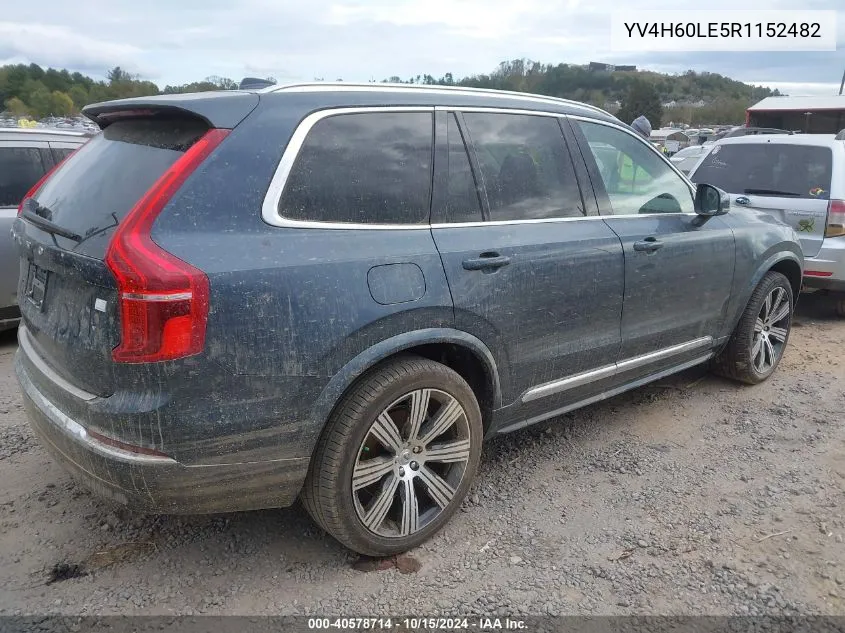 YV4H60LE5R1152482 2024 Volvo Xc90 Recharge Plug-In Hybrid T8 Plus 6-Seater