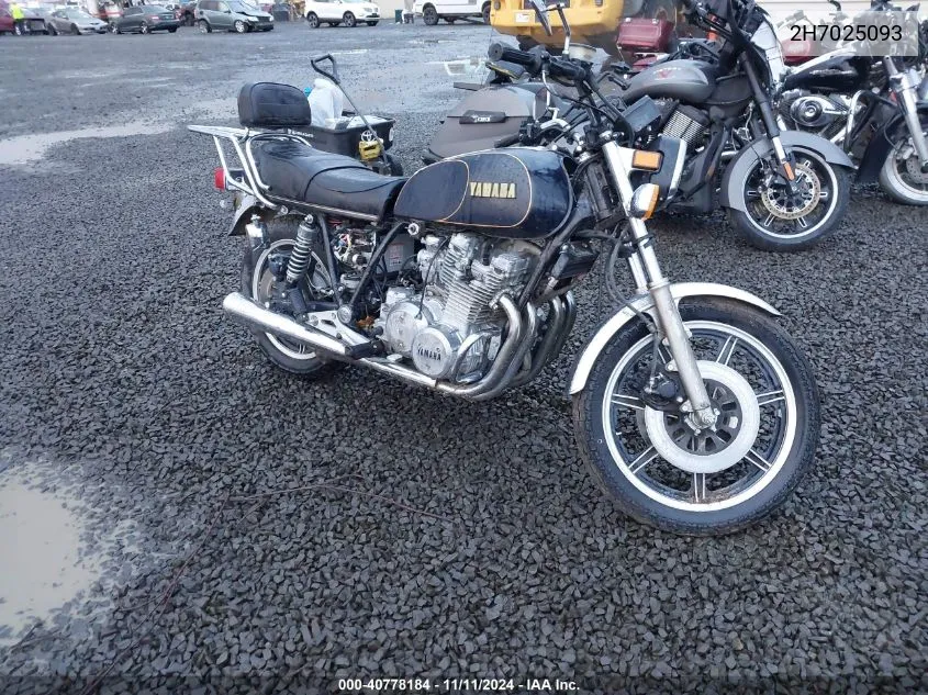 1979 Yamaha 1100 VIN: 2H7025093 Lot: 40778184