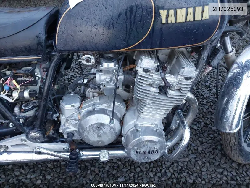 1979 Yamaha 1100 VIN: 2H7025093 Lot: 40778184