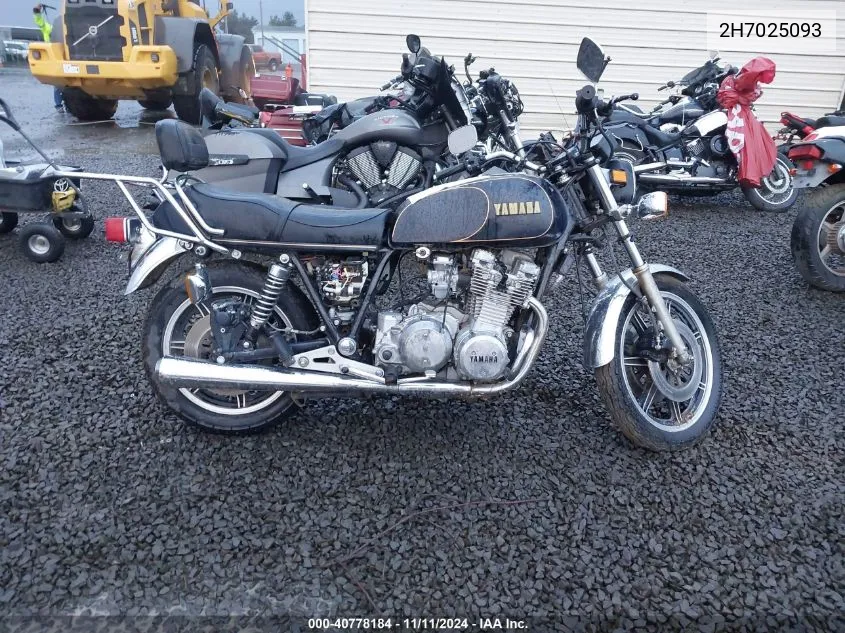 1979 Yamaha 1100 VIN: 2H7025093 Lot: 40778184