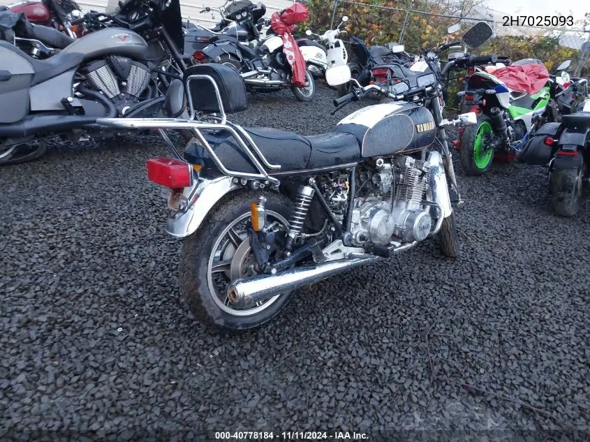 1979 Yamaha 1100 VIN: 2H7025093 Lot: 40778184