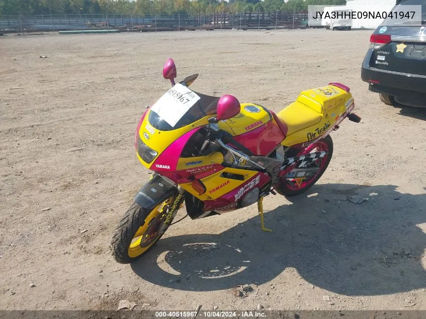 1992 Yamaha Fzr600 R VIN: JYA3HHE09NA041947 Lot: 40515967