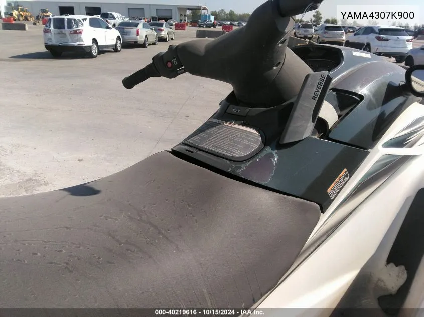 2000 Yamaha Waverunner VIN: YAMA4307K900 Lot: 40219616