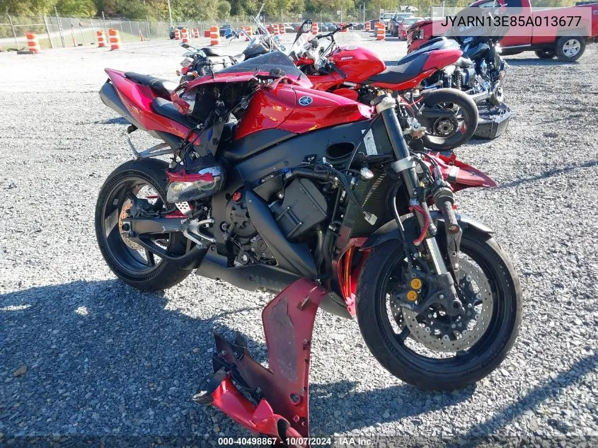 2005 Yamaha Yzfr1 VIN: JYARN13E85A013677 Lot: 40498867