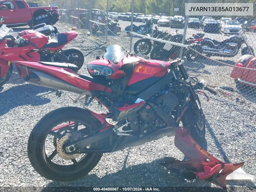 2005 Yamaha Yzfr1 VIN: JYARN13E85A013677 Lot: 40498867