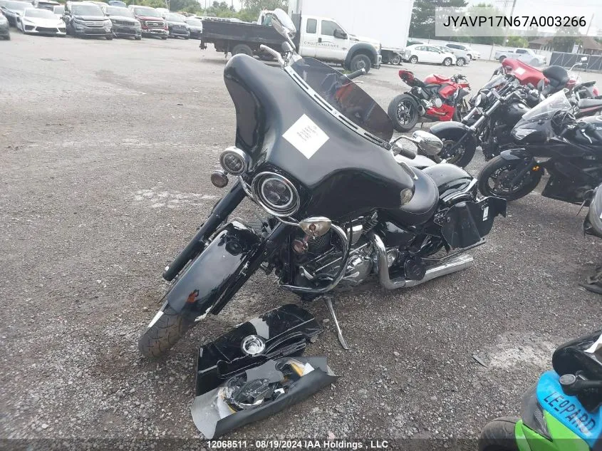 2007 Yamaha Xv1700 A VIN: JYAVP17N67A003266 Lot: 12068511