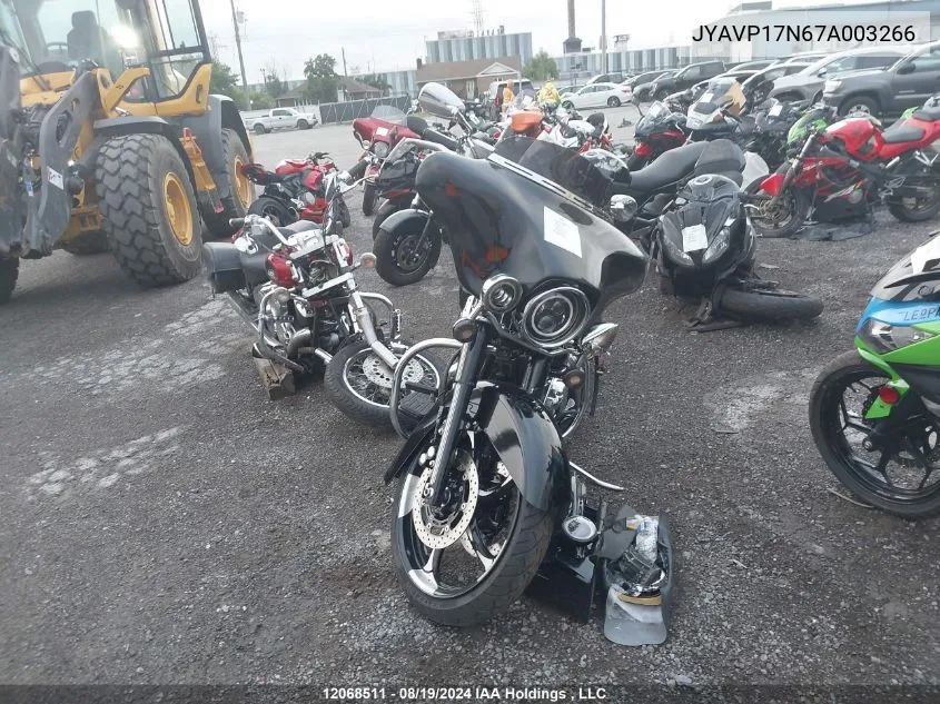 2007 Yamaha Xv1700 A VIN: JYAVP17N67A003266 Lot: 12068511