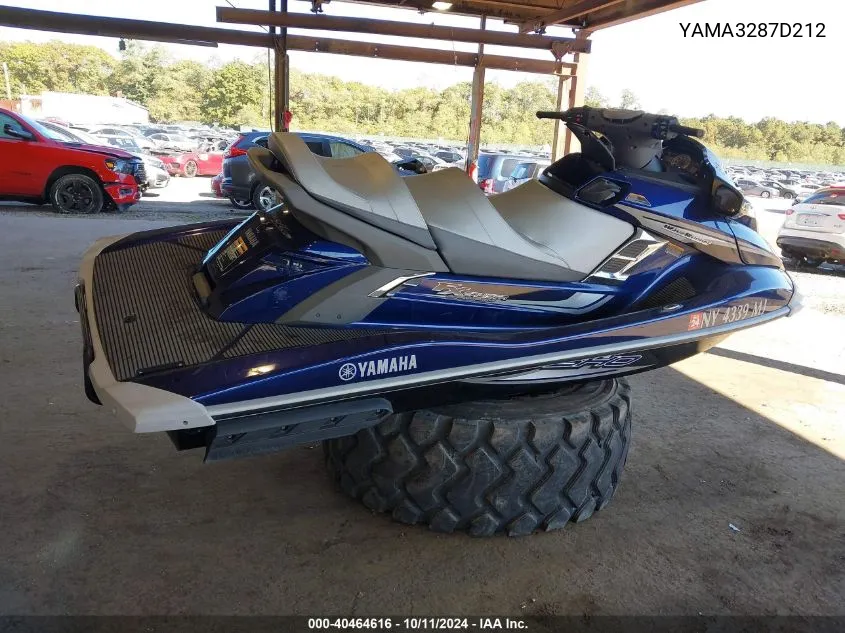 YAMA3287D212 2012 Yamaha Fx-Cruiser Sho