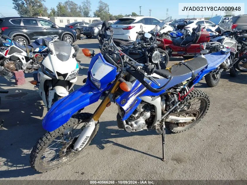 JYADG21Y8CA000948 2012 Yamaha Wr250 Rc