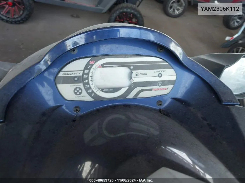 2012 Yamaha Vx VIN: YAM2306K112 Lot: 40659720