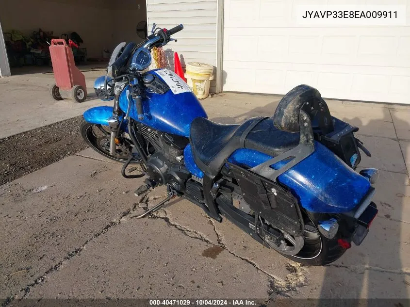 2014 Yamaha Xvs1300 Cu VIN: JYAVP33E8EA009911 Lot: 40471029