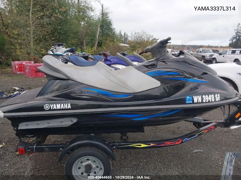 2014 Yamaha Personal Watercraft VIN: YAMA3337L314 Lot: 40644655