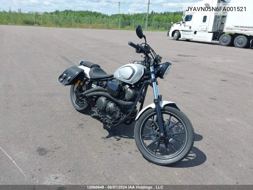 JYAVN05N6FA001521 2015 Yamaha Xvs950 Cu/Cuc