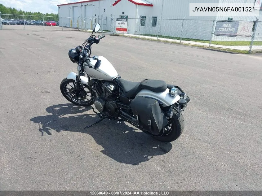 JYAVN05N6FA001521 2015 Yamaha Xvs950 Cu/Cuc