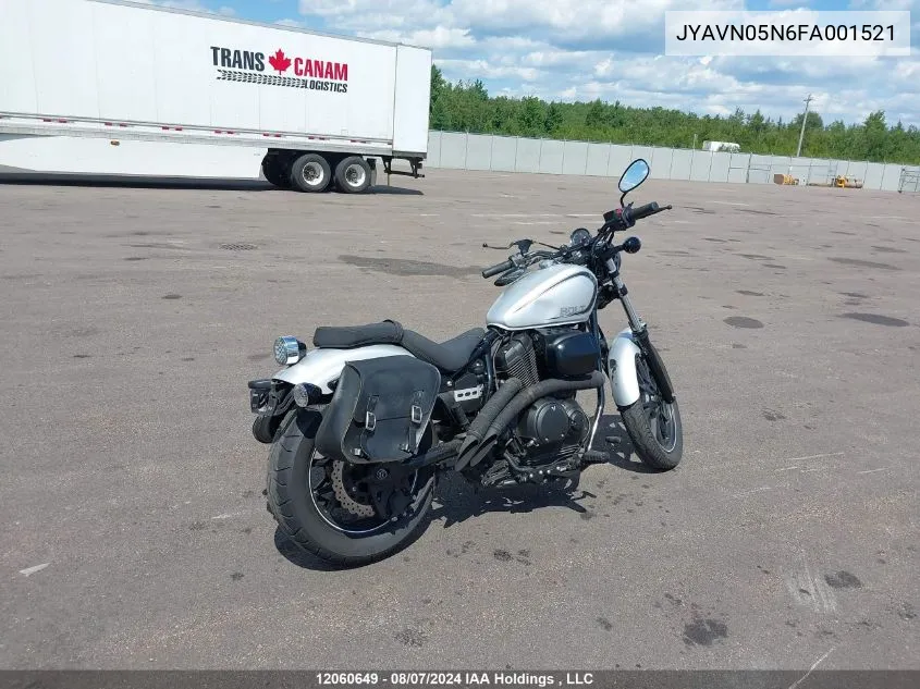 JYAVN05N6FA001521 2015 Yamaha Xvs950 Cu/Cuc