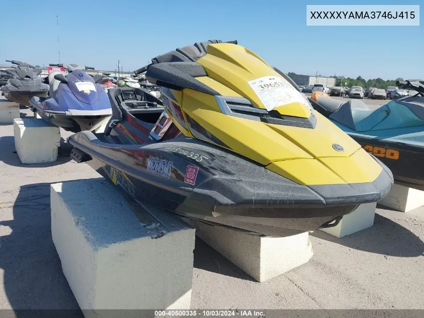 2015 Yamaha Fx Cruiser VIN: XXXXXYAMA3746J415 Lot: 40500335