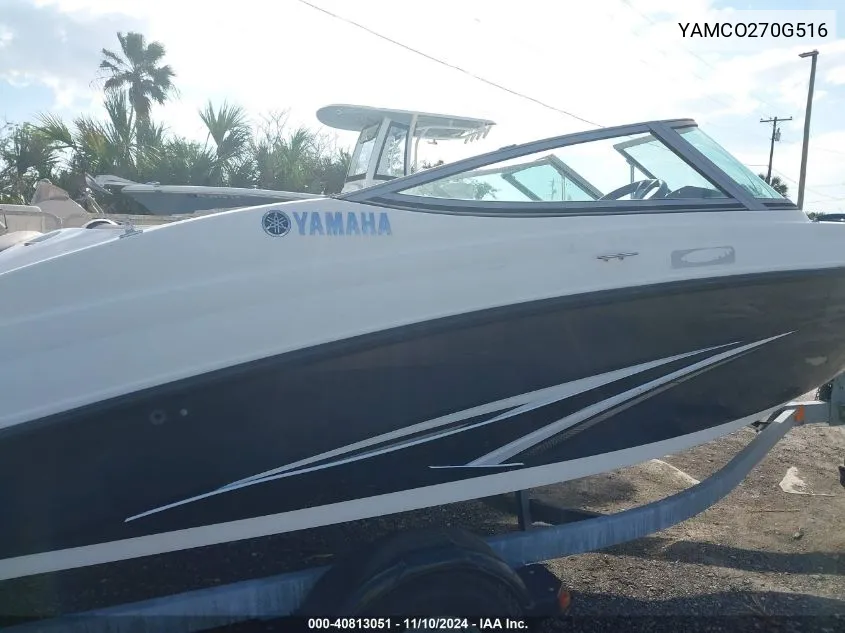 2016 Yamaha Other VIN: YAMCO270G516 Lot: 40813051