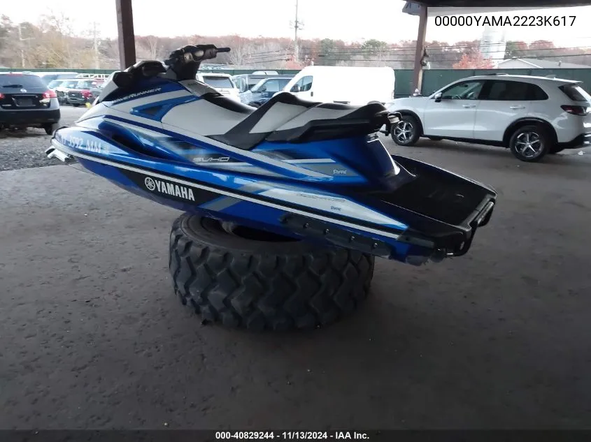 2017 Yamaha Gp1800 VIN: 00000YAMA2223K617 Lot: 40829244