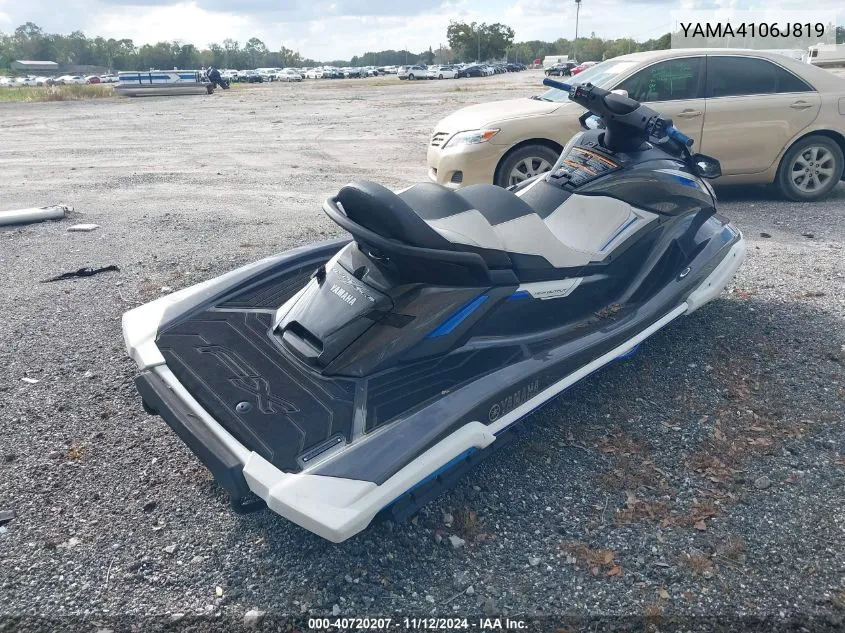 2019 Yamaha Fx Cruiser VIN: YAMA4106J819 Lot: 40720207