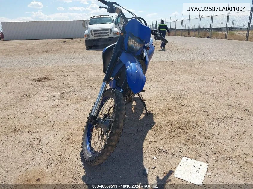 2020 Yamaha Wr450 F VIN: JYACJ2537LA001004 Lot: 40569511