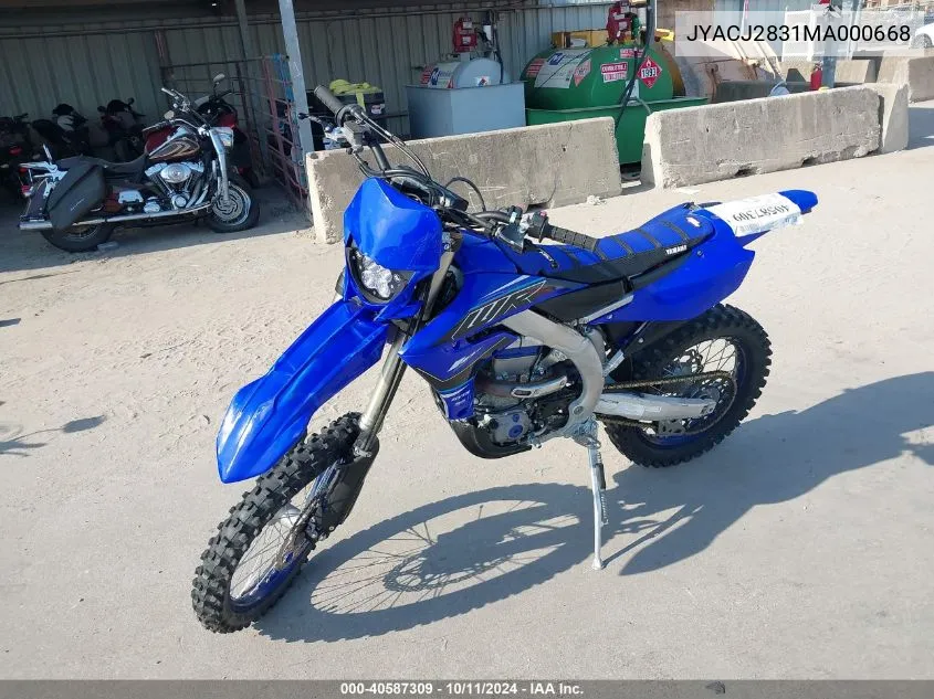 JYACJ2831MA000668 2021 Yamaha Wr450 F