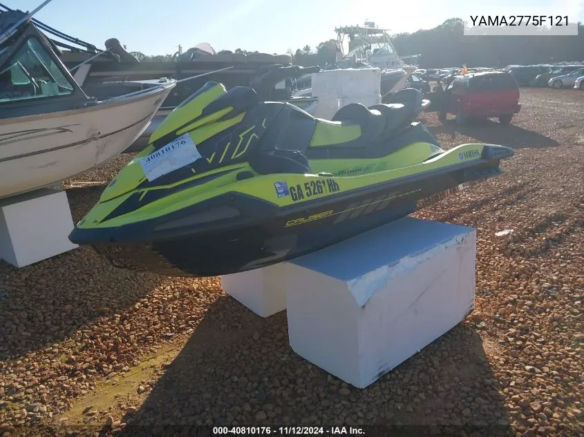 2021 Yamaha Other VIN: YAMA2775F121 Lot: 40810176