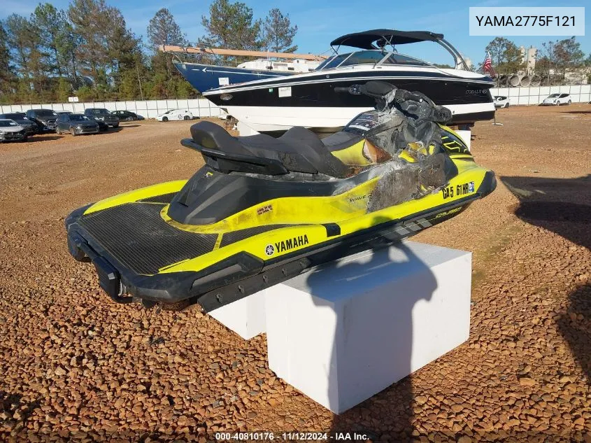 2021 Yamaha Other VIN: YAMA2775F121 Lot: 40810176