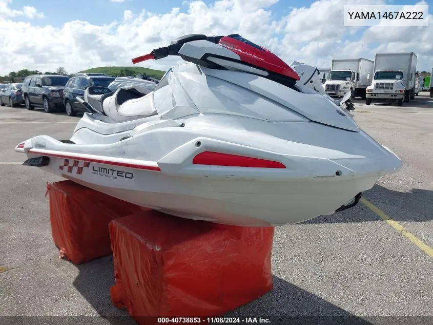 2022 Yamaha Vx Limited VIN: YAMA1467A222 Lot: 40738853