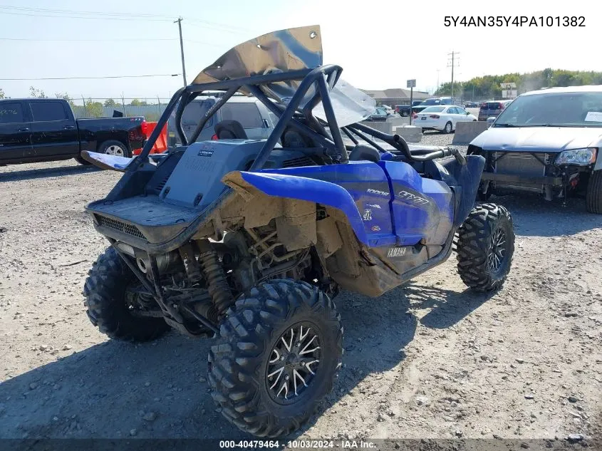 2023 Yamaha Yxz1000 VIN: 5Y4AN35Y4PA101382 Lot: 40479464