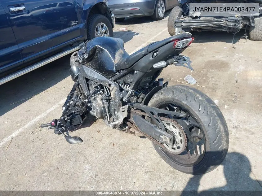 2023 Yamaha Mt09 VIN: JYARN71E4PA003477 Lot: 40543874