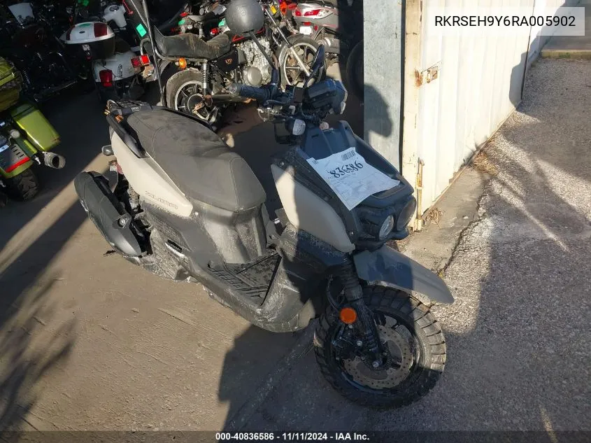 2024 Yamaha Yw125 VIN: RKRSEH9Y6RA005902 Lot: 40836586