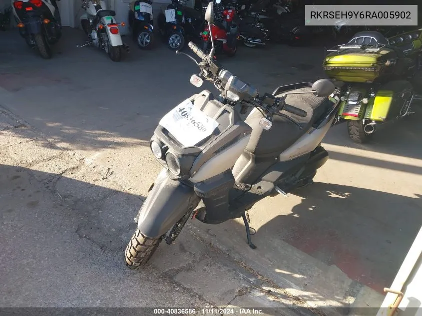 2024 Yamaha Yw125 VIN: RKRSEH9Y6RA005902 Lot: 40836586