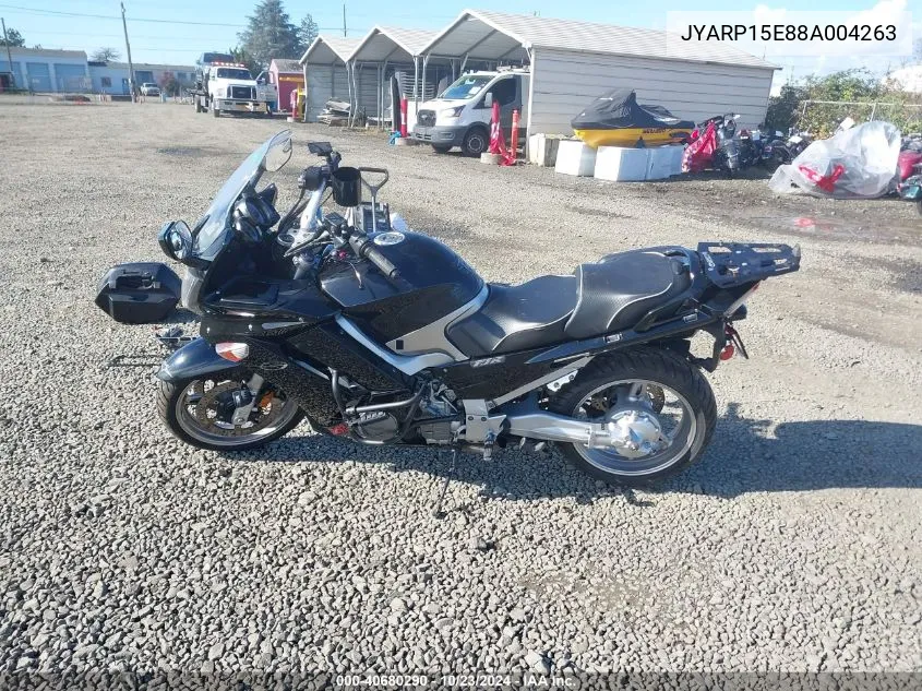 2008 Yamaha Fjr1300 A VIN: JYARP15E88A004263 Lot: 40680290