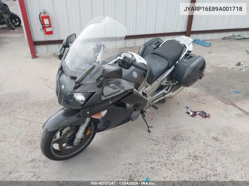 2009 Yamaha Fjr1300 As VIN: JYARP16E89A001718 Lot: 40707247