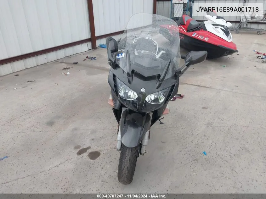 2009 Yamaha Fjr1300 As VIN: JYARP16E89A001718 Lot: 40707247