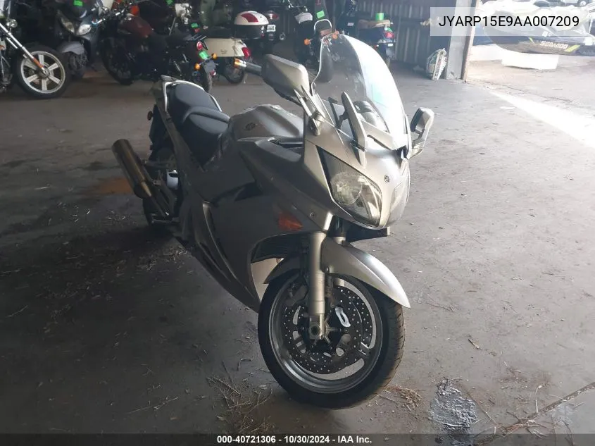 2010 Yamaha Fjr1300 A VIN: JYARP15E9AA007209 Lot: 40721306