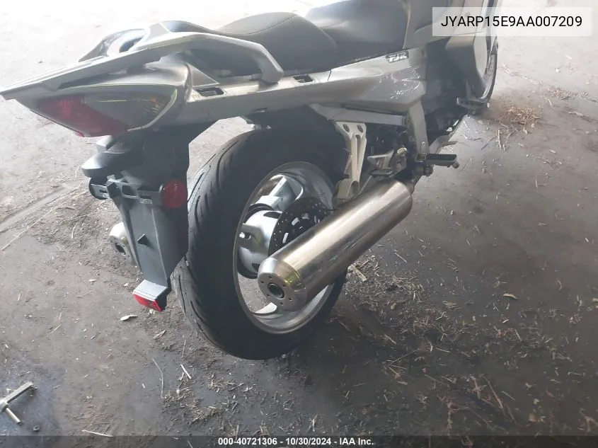 2010 Yamaha Fjr1300 A VIN: JYARP15E9AA007209 Lot: 40721306