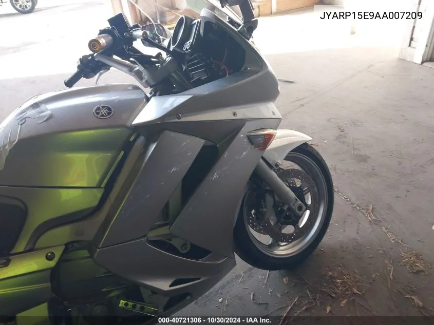 2010 Yamaha Fjr1300 A VIN: JYARP15E9AA007209 Lot: 40721306