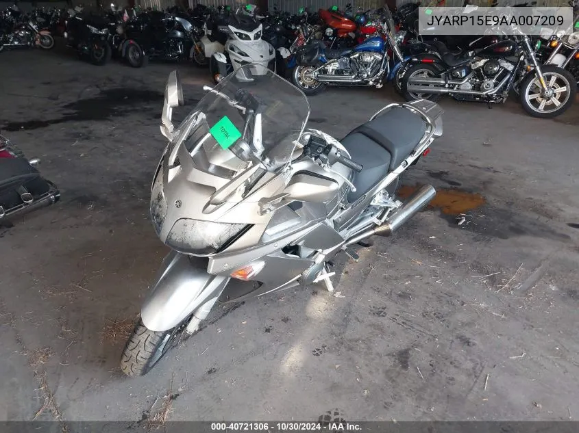 2010 Yamaha Fjr1300 A VIN: JYARP15E9AA007209 Lot: 40721306