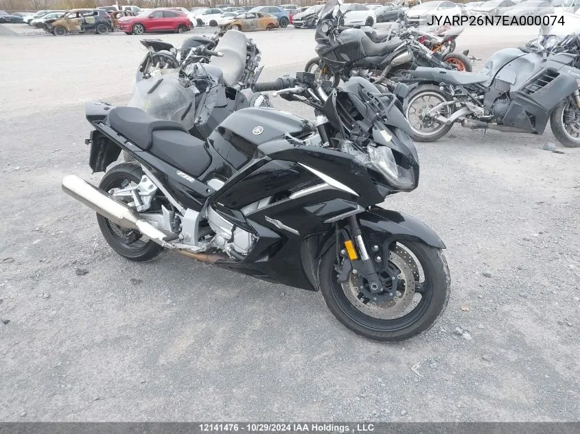 2014 Yamaha Fjr1300 Ae VIN: JYARP26N7EA000074 Lot: 12141476